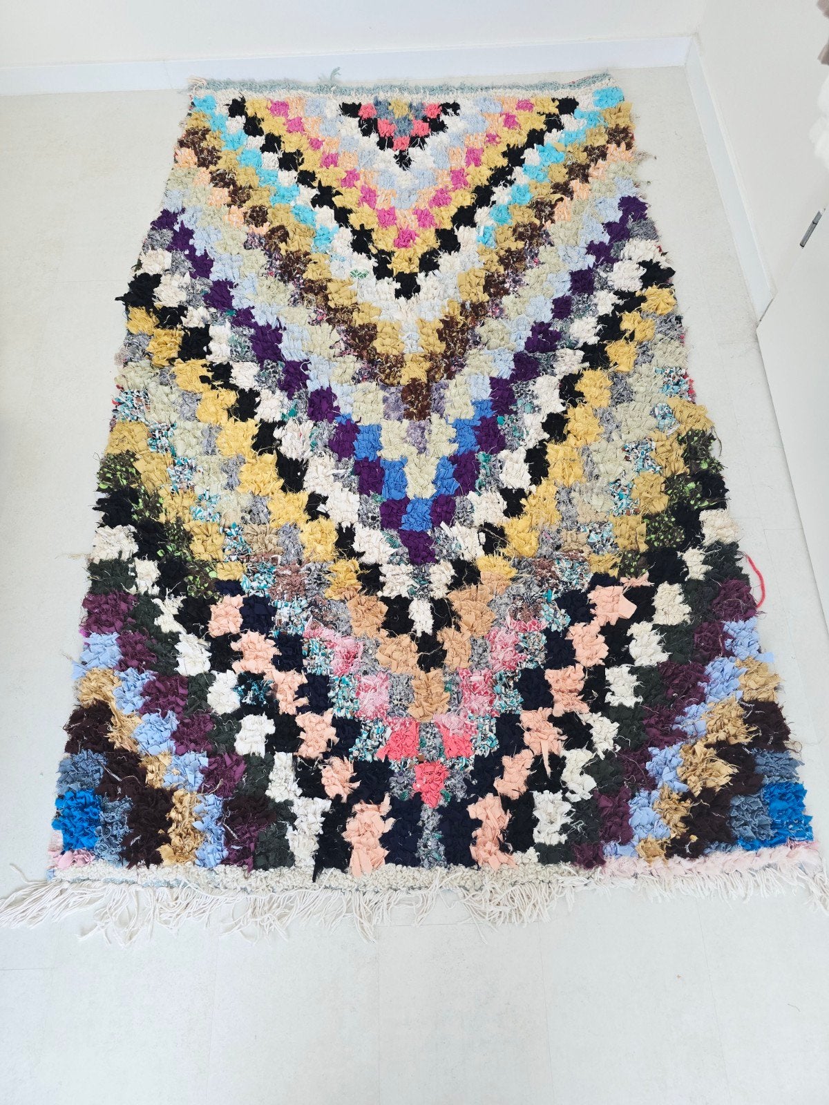 Berberkleed Boucherouite, 100 tot 150 cm, Nieuw, Ophalen of Verzenden, 150 tot 200 cm
