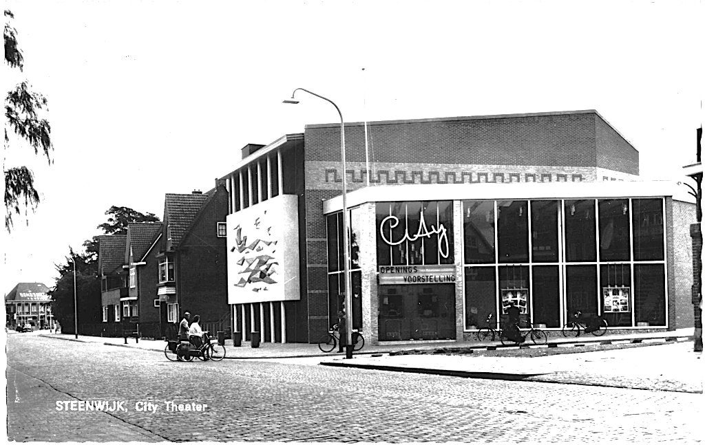 700505 Steenwijk City Theater Ov 1968 Wederopbouw onbeschr, Verzamelen, Ophalen of Verzenden, 1960 tot 1980, Ongelopen, Overijssel