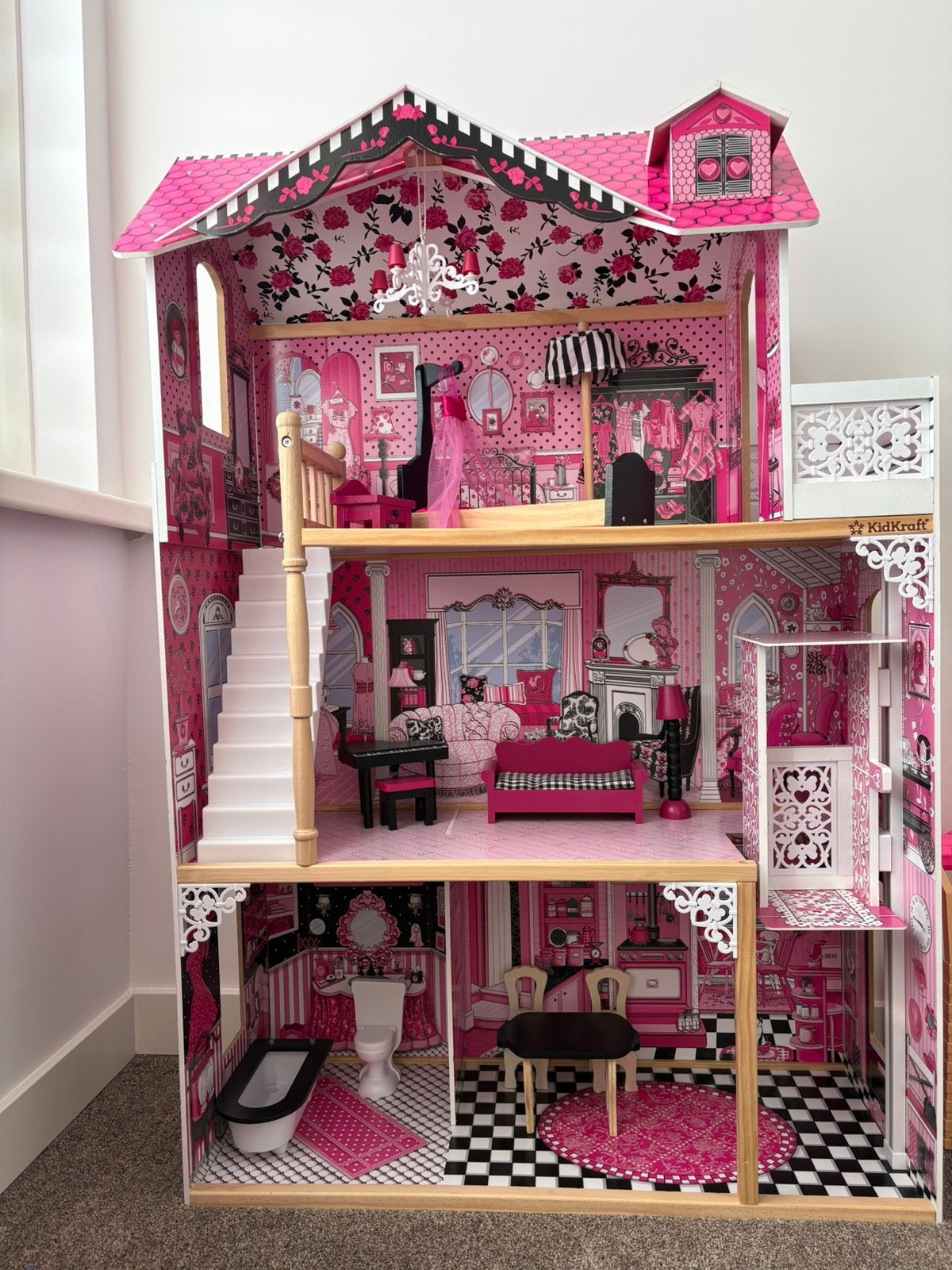 Barbie/poppenhuis Kidkraft, Ophalen, Zo goed als nieuw, Poppenhuis