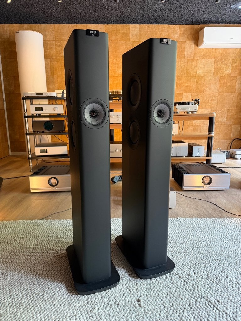 KEF LS60 - zwart - Als nieuw - Zomeraanbieding!, Audio, Tv en Foto, Luidsprekers, Zo goed als nieuw, Speakerset, 150 watt of meer