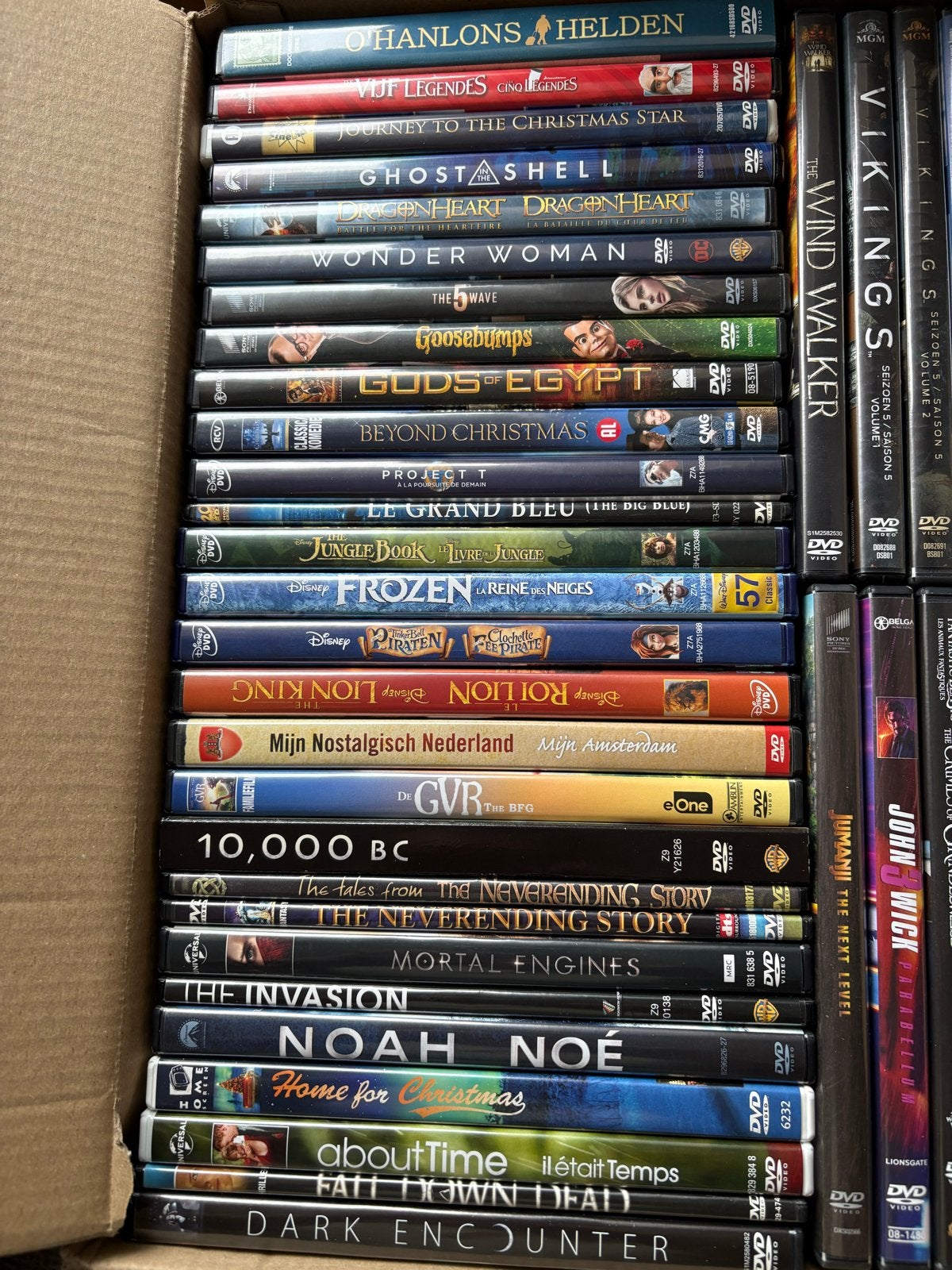 Grote collectie diverse DVD's en Blu-rays, Alle leeftijden, Nederlands, Zo goed als nieuw, Inclusief doosje