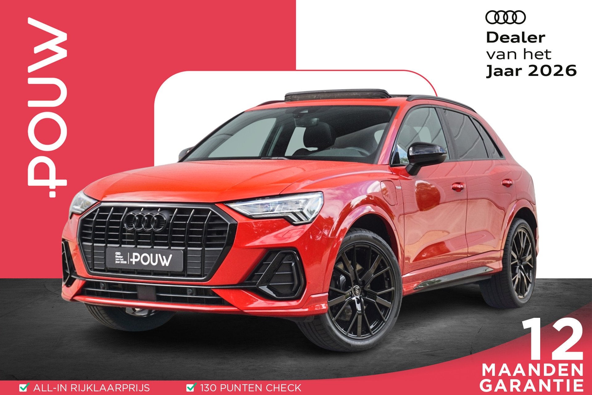 Audi Q3 45 TFSIe 245pk PHEV S Edition | Achteruitrijcamera |, Auto's, Gebruikt, Metallic lak, Hybride Elektrisch/Benzine, 13 kWh