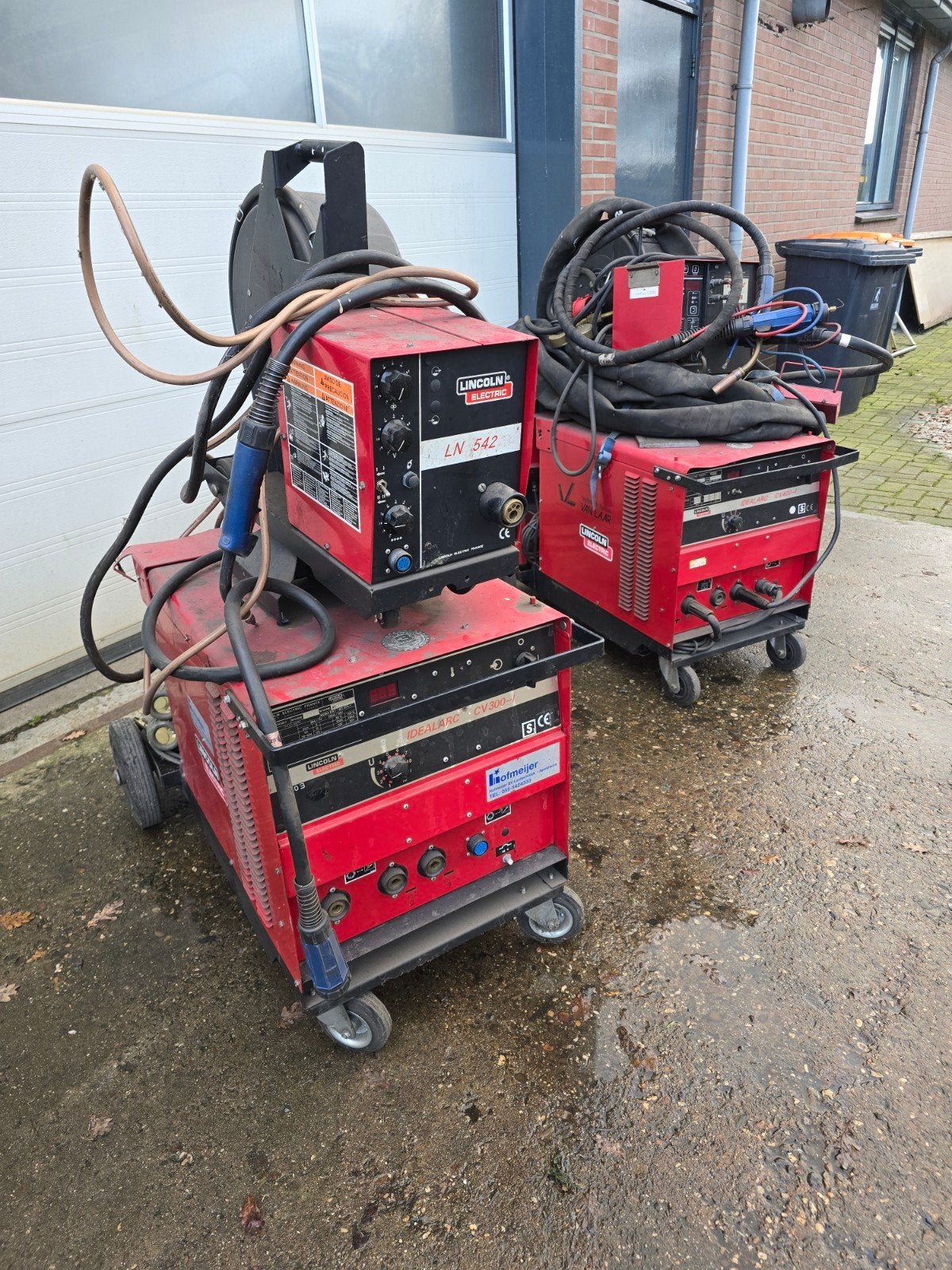 Lincoln co2 lasappaat cv300 -cv400, Ophalen, 250 ampère of meer, Co2