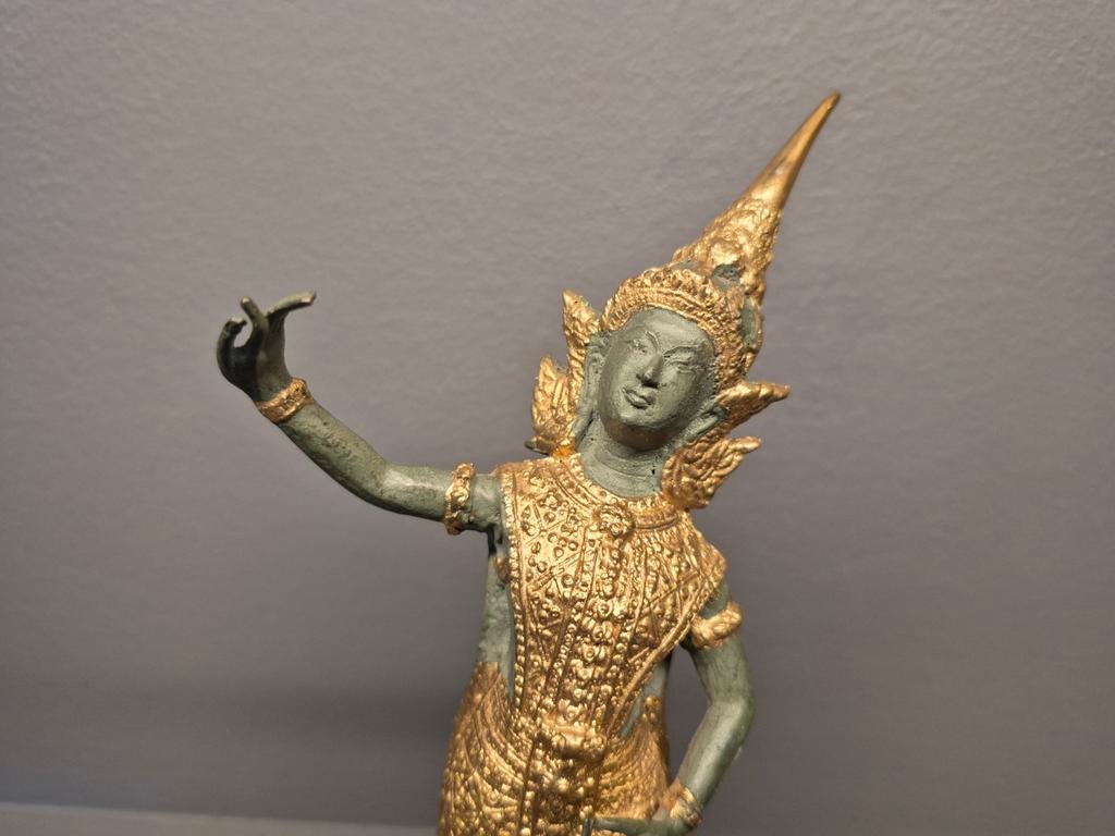 Thaise danseres van brons, Ophalen of Verzenden