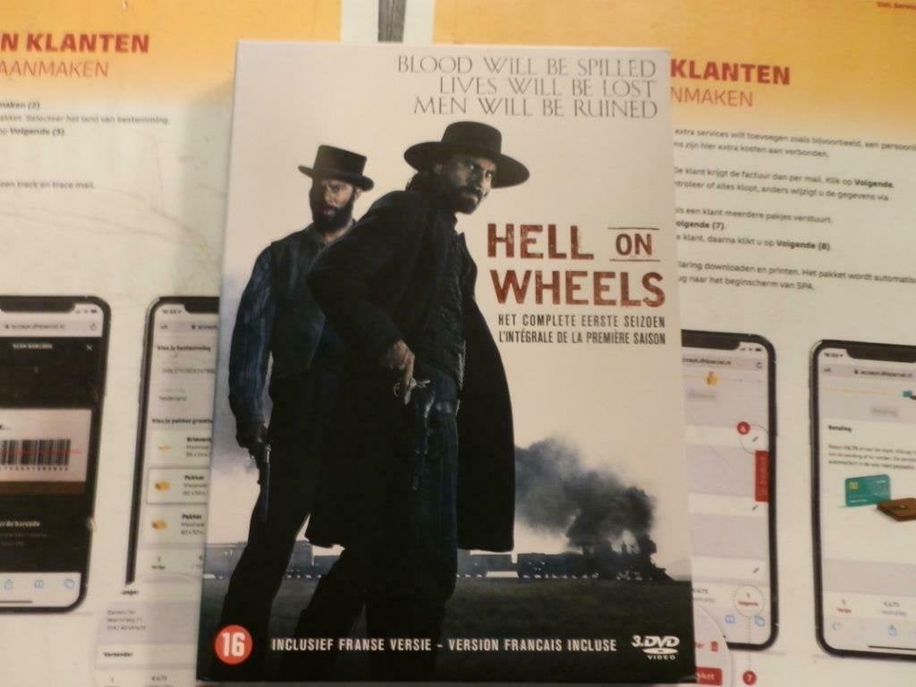 DVD box Hell on Wheels seizoen 1, Vanaf 12 jaar, Ophalen of Verzenden, Gebruikt, Actie