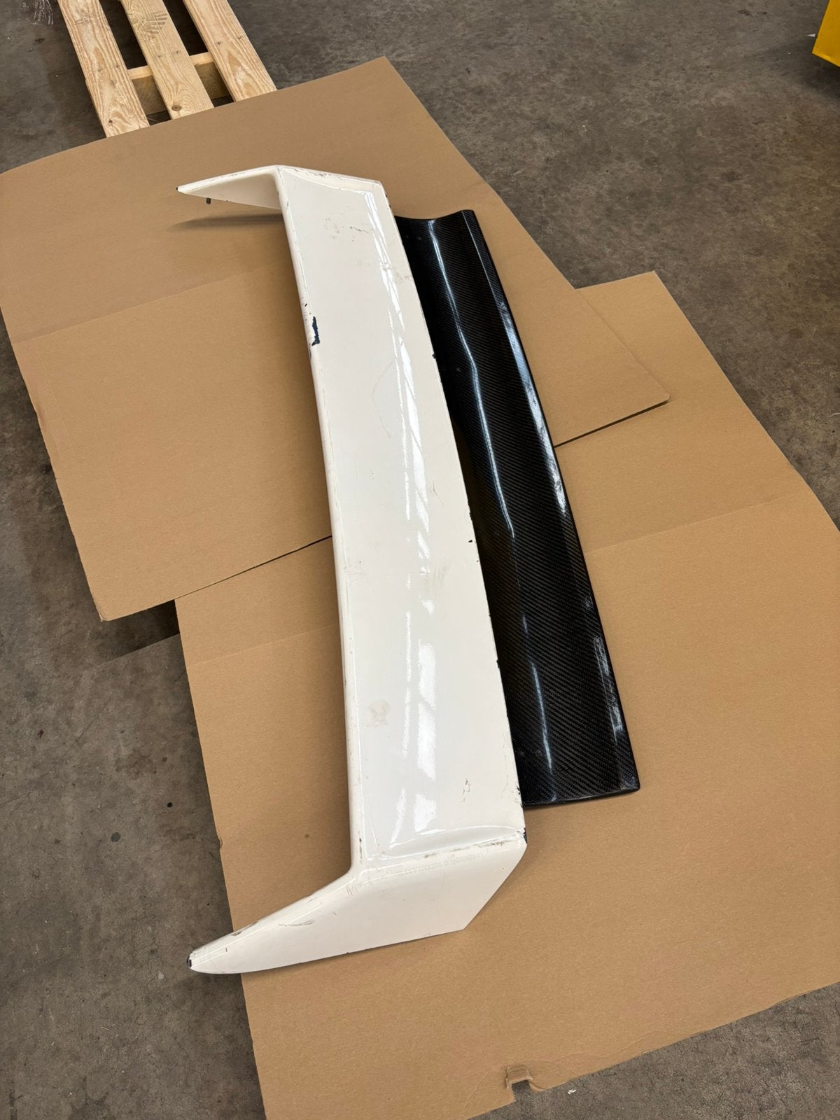 Bmw E30 M3 spoiler met carbon vleugel, Auto-onderdelen, Ophalen of Verzenden, BMW, Achterklep