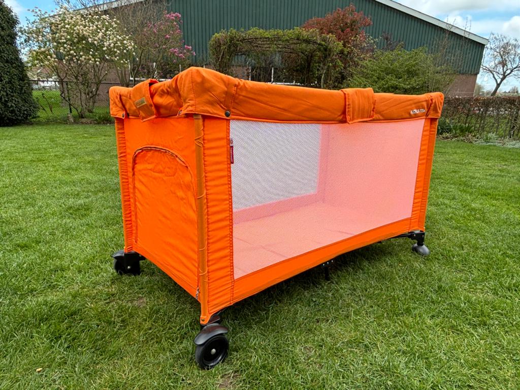 Campingbedje - Koelstra travelsleeper, Kinderen en Baby's, Babywiegjes en Ledikanten, Ophalen, Zo goed als nieuw, Reisbedje