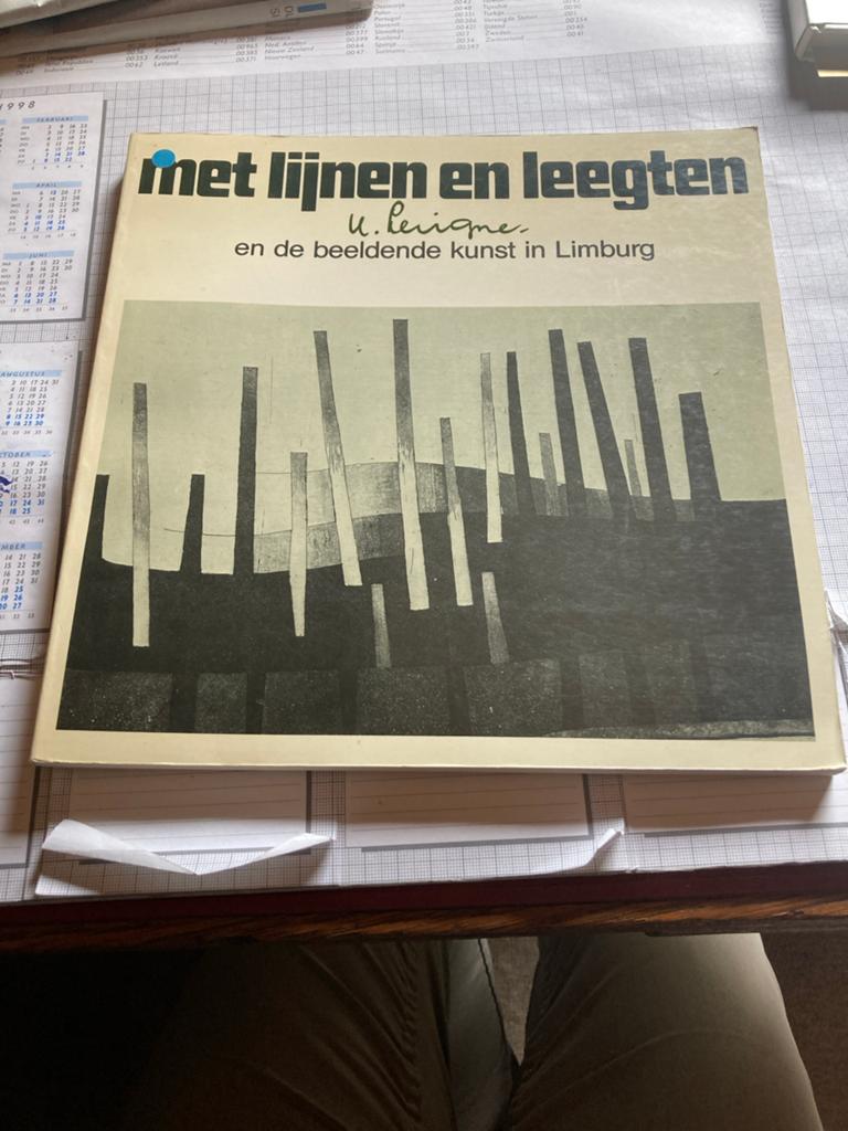 Met Lijnen en Leegten: Beeldende Kunst in Limburg, Ophalen of Verzenden, Zo goed als nieuw