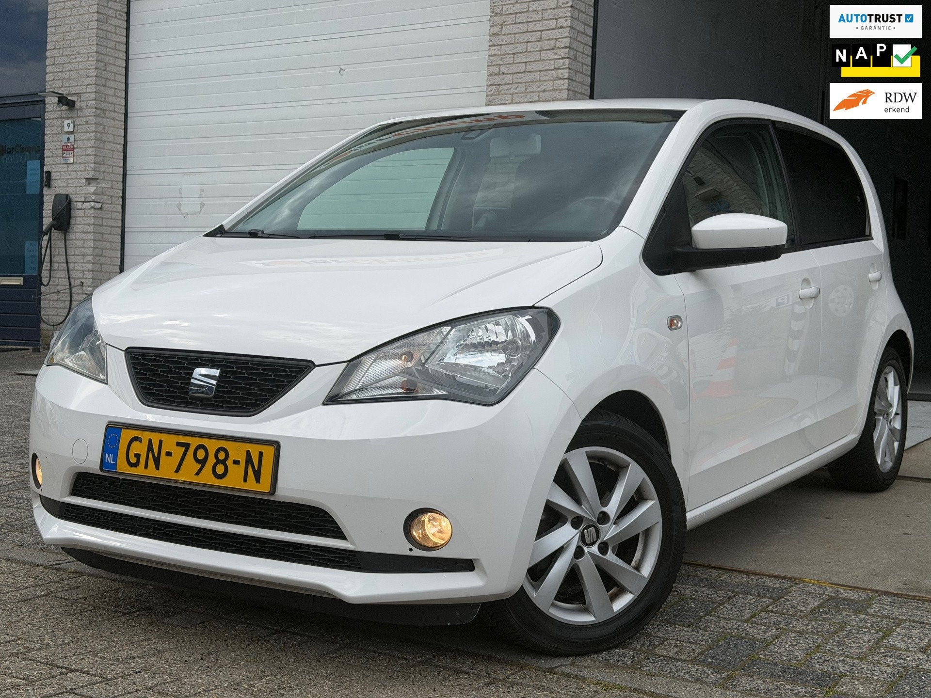 Seat Mii 1.0 Sport Connect/ nap/ 1jaar apk/ goed onderhouden, Voorwielaandrijving, Gebruikt, Euro 6, 840 kg
