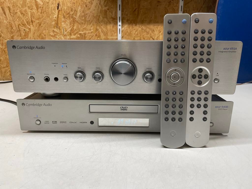 Cambridge Azur 651A/540D audioset met garantie, Audio, Tv en Foto, Stereo-sets, Gebruikt, ....., ...., Cd-speler