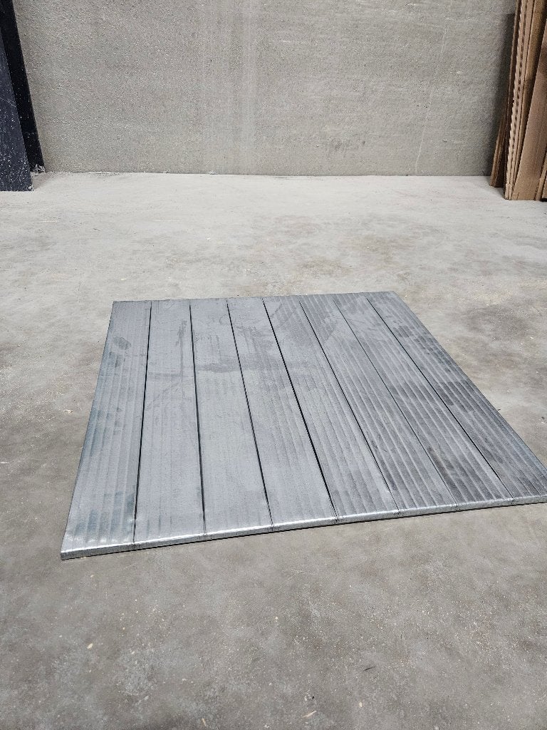 Legbordstelling onderdelen/platen en balken - Metalsistem S2, Ophalen, Gebruikt
