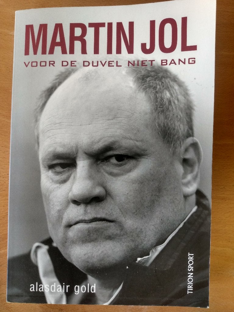Boek over Martin Jol, Voor de duvel niet bang, Ophalen of Verzenden, Zo goed als nieuw, Balsport