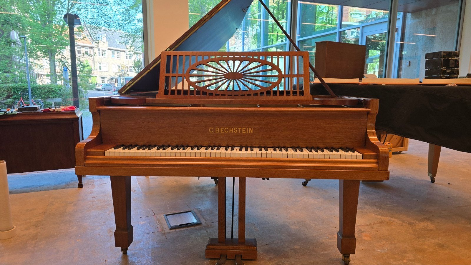 Prachtige Bechstein vleugel uit 1913! Inruil bespreekbaar!, Ophalen of Verzenden, Zwart, Vleugel