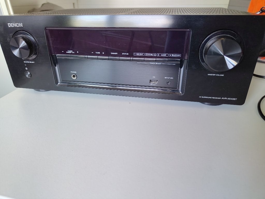 Denon AVR Receiver AVR X540BT, Ophalen, Denon, Zo goed als nieuw, 120 watt of meer