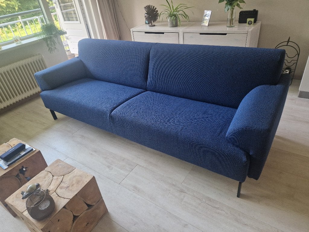 Rolf benz bank 1jaar oud, Huis en Inrichting, Ophalen, Driepersoons, 75 tot 100 cm, Zo goed als nieuw