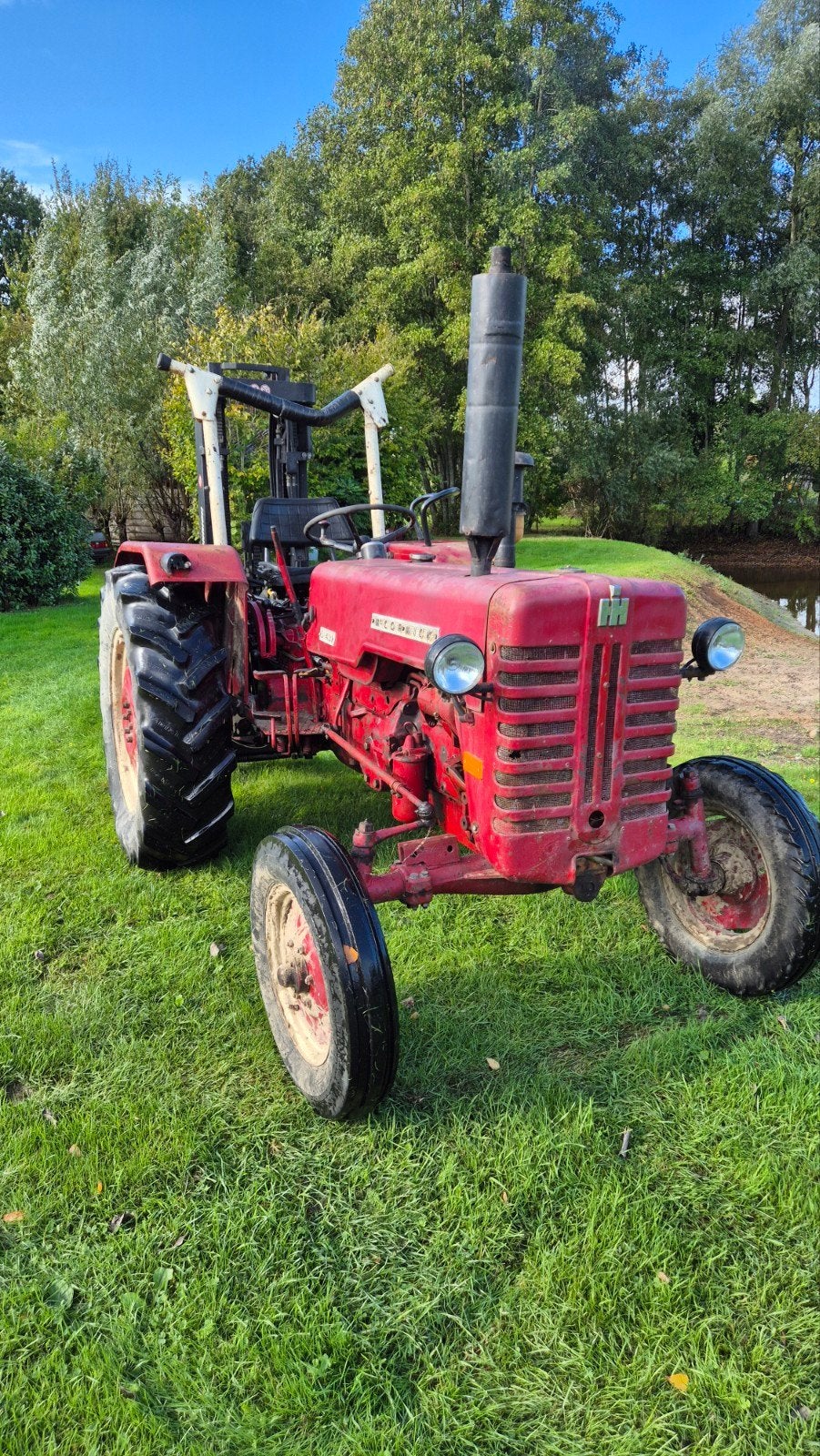 Mc Cormick D-439 Tractor met Jungheinrich Heftmast, Zakelijke goederen, Ophalen, Gebruikt, McCormick, Tot 80 Pk