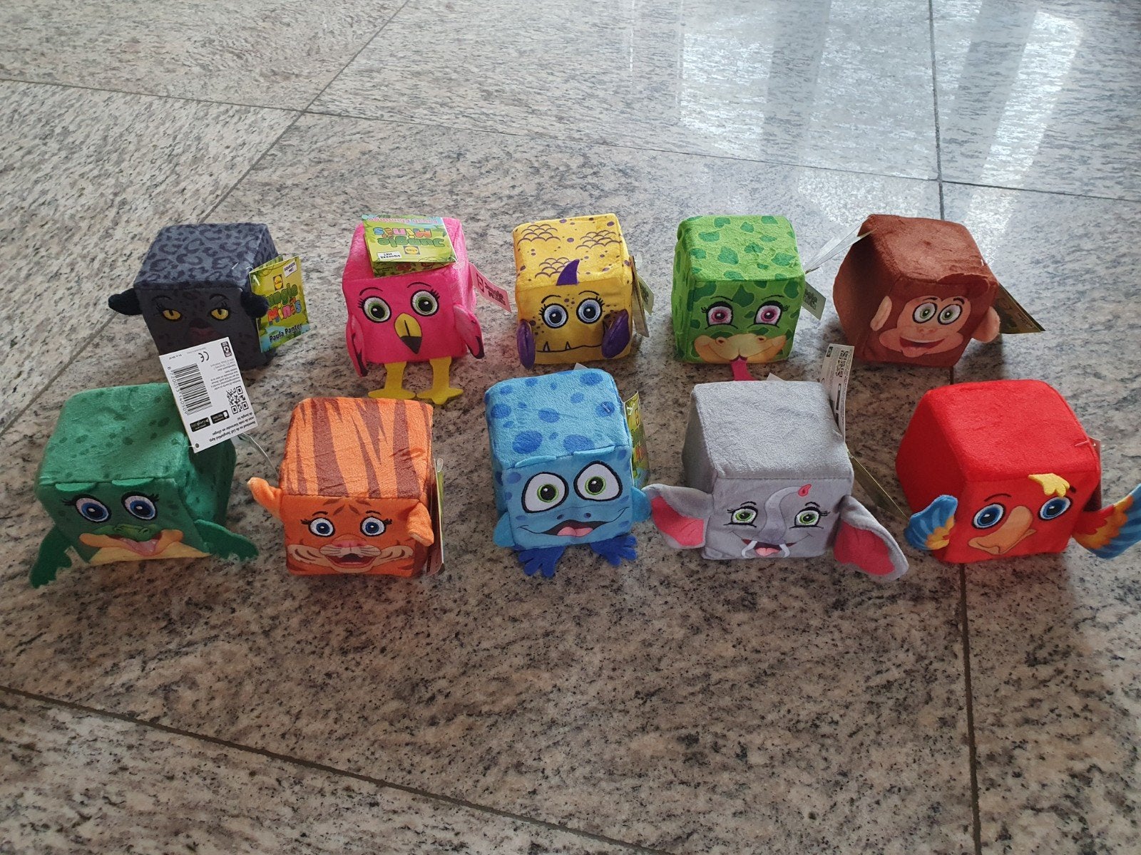 Lidl Jungle Mini Knuffels - Complete Set van 10 Nieuw, Lidl, Overige typen, Nieuw, Ophalen of Verzenden