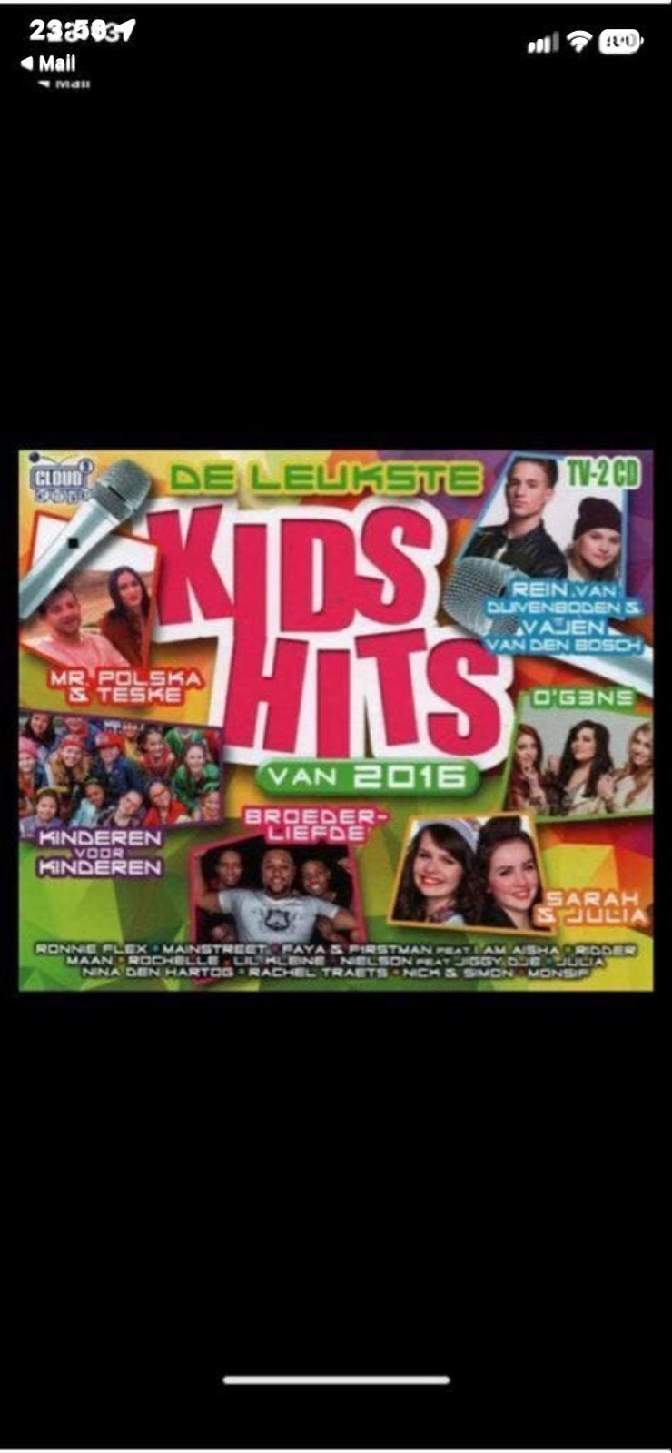 De Leukste Kids Hits van 2016 - CD, Ophalen of Verzenden, Gebruikt, Muziek, 3 tot 5 jaar