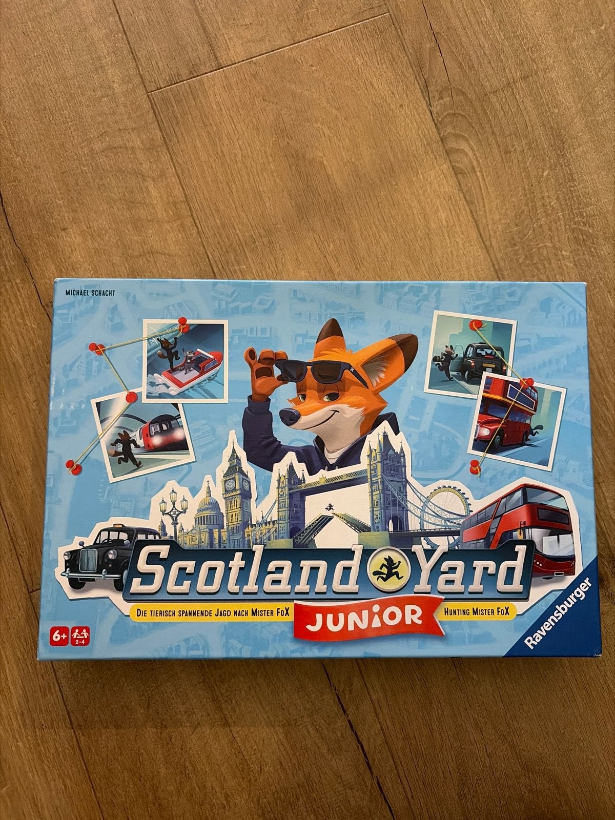 Scotland Yard Junior Bordspel Ravensburger, Drie of vier spelers, Ophalen of Verzenden, Gebruikt