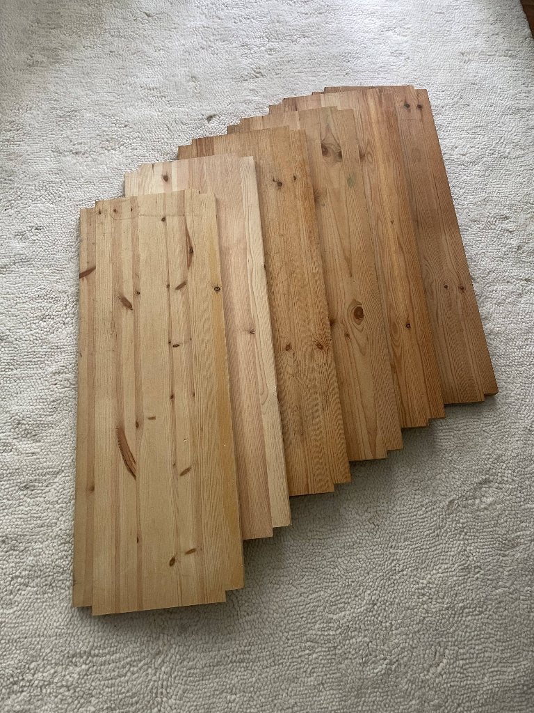Zes IVAR planken 83x30, Ophalen, Gebruikt
