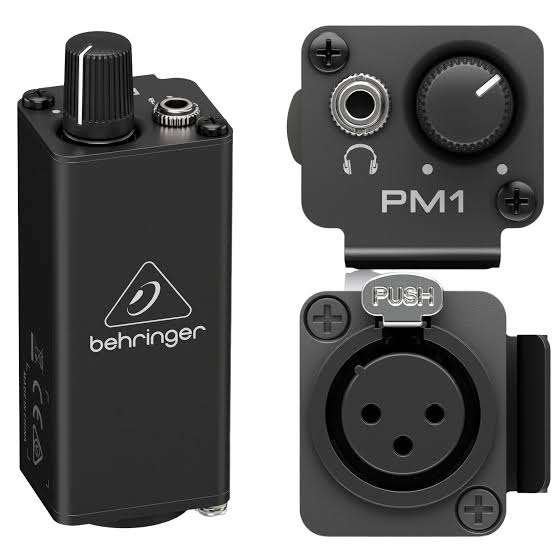 Behringer PM1 in-ear monitor beltpack, Overige merken, In-ear, Verstelbaar, .