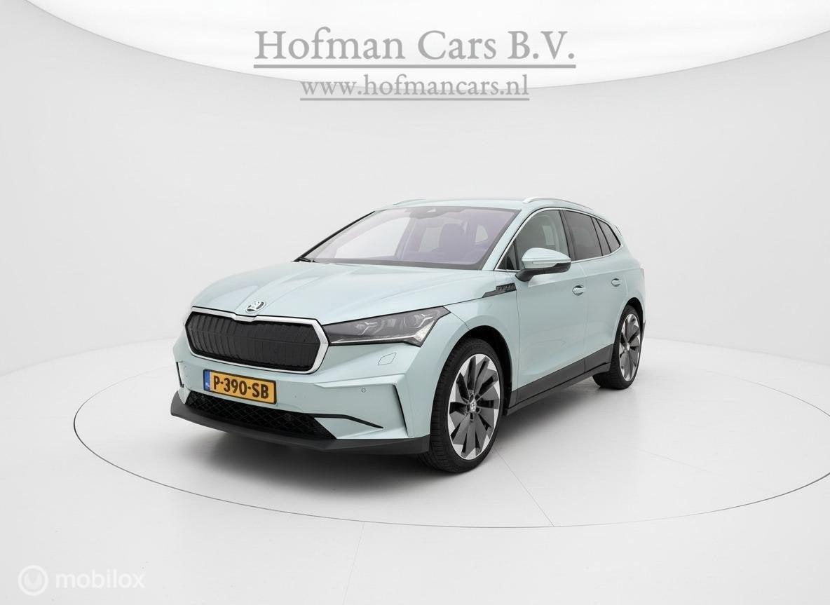 Skoda Skoda Enyaq iV 80 First Edition – 21 inch – Warmte, Auto's, Skoda, Automaat, Achterwielaandrijving, Gebruikt, Adaptive Cruise Control