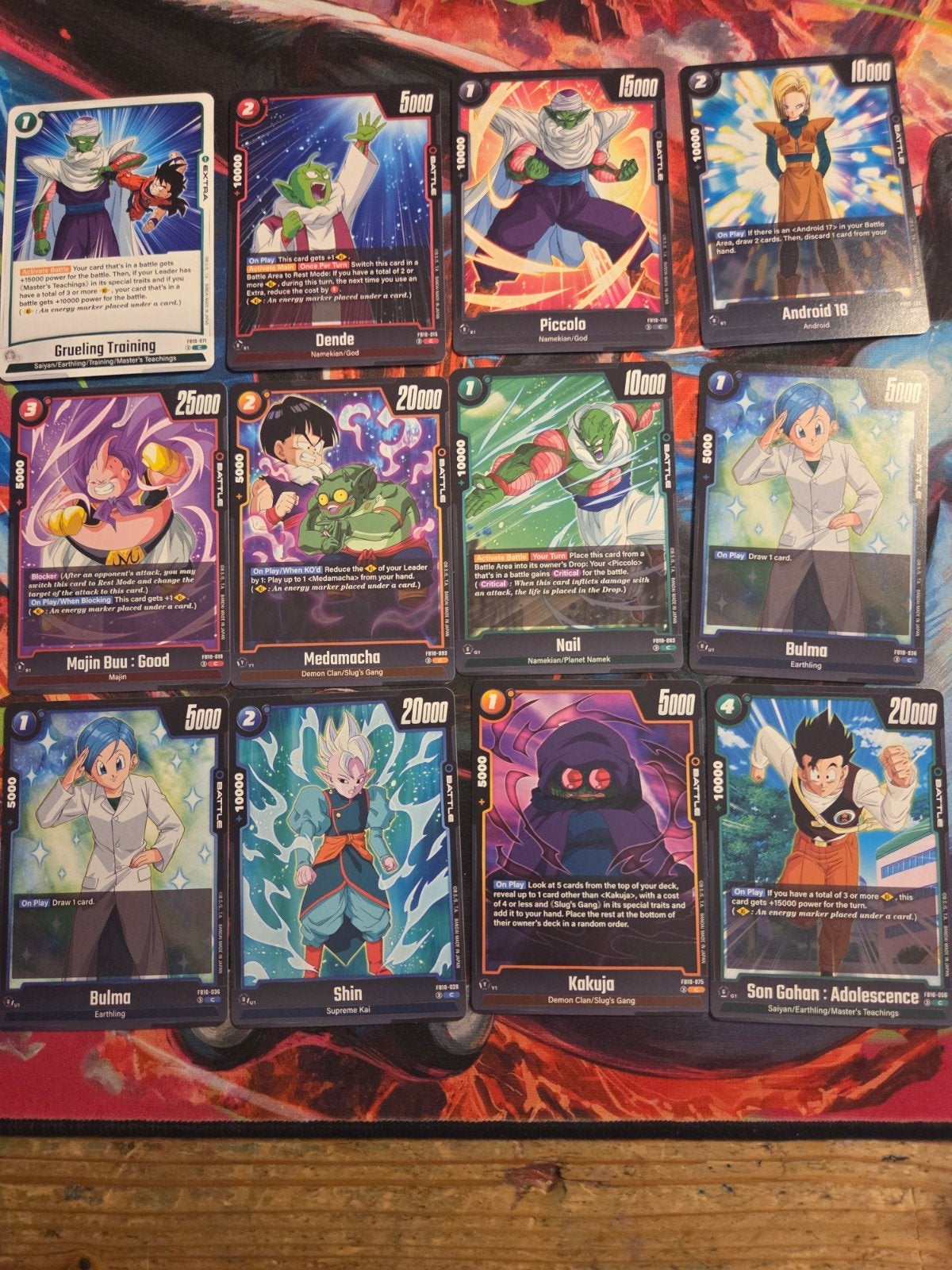 Dragonball Super Card Game FB-10 Kaarten Set, Ophalen of Verzenden, Zo goed als nieuw, Meerdere kaarten