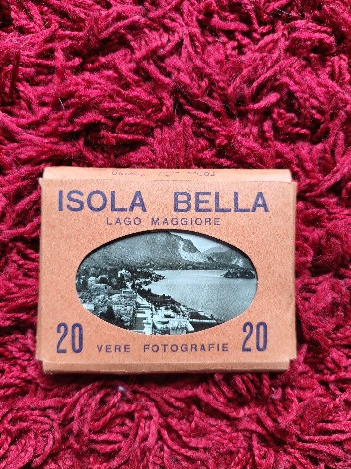 Foto mapje ‘’Isola Bella Italië’’, Gebruikt, Foto, Ophalen of Verzenden, Voor 1940