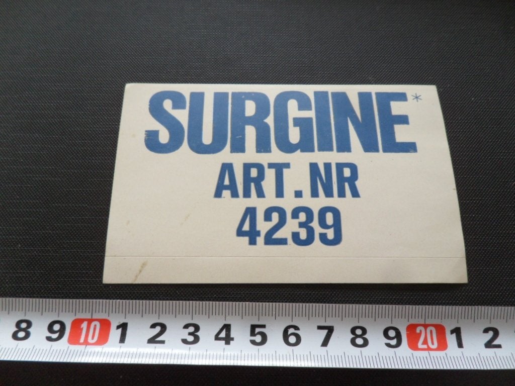 sticker surgine art. nr. 4239, Ophalen, Zo goed als nieuw