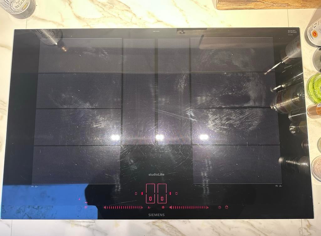 Siemens iQ700 EX877LYE1E Inductiekookplaat - 3-fase, Ophalen, Gebruikt, 4 kookzones, Inbouw