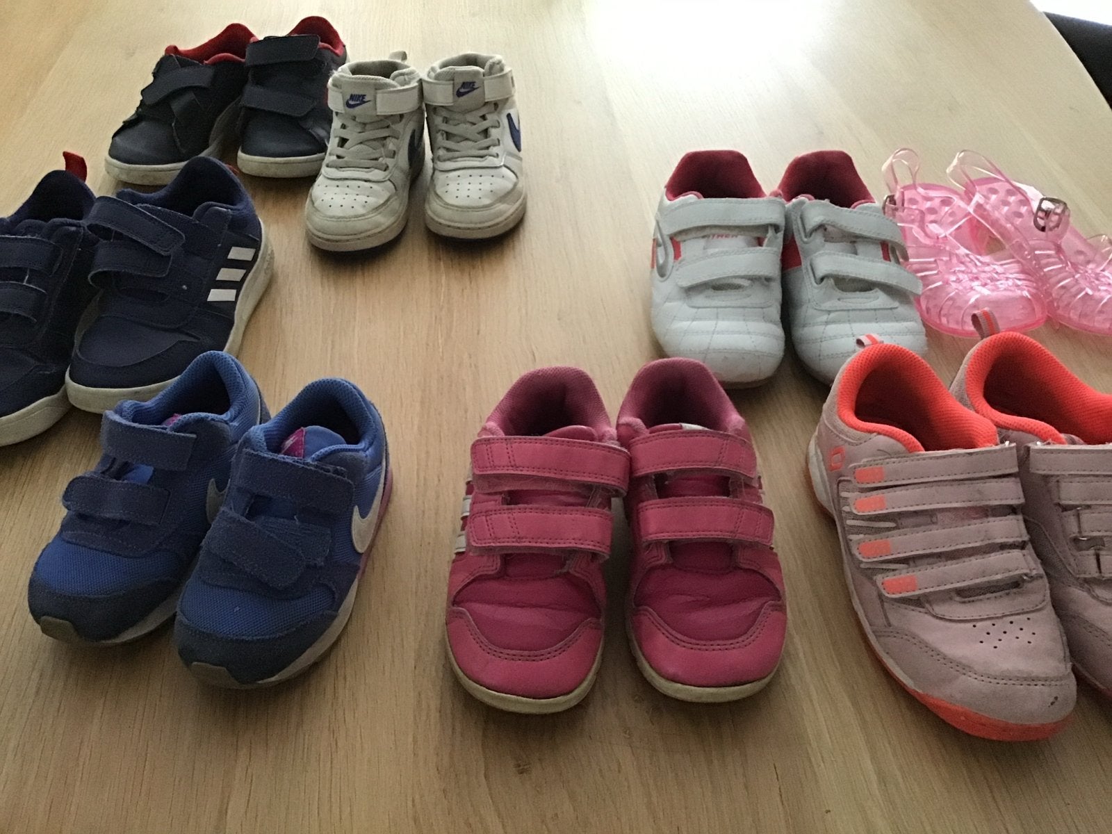 Diverse partij kinderschoenen en slippers (maat 25-32), Ophalen of Verzenden, Gebruikt, Jongen of Meisje, Laarzen