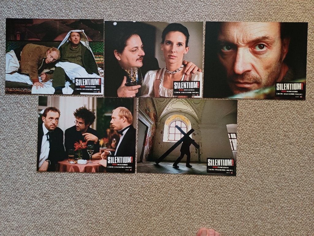 SILENTIUM !     lobbycard set., Verzenden, Nieuw, A4 of kleiner, Film en Tv
