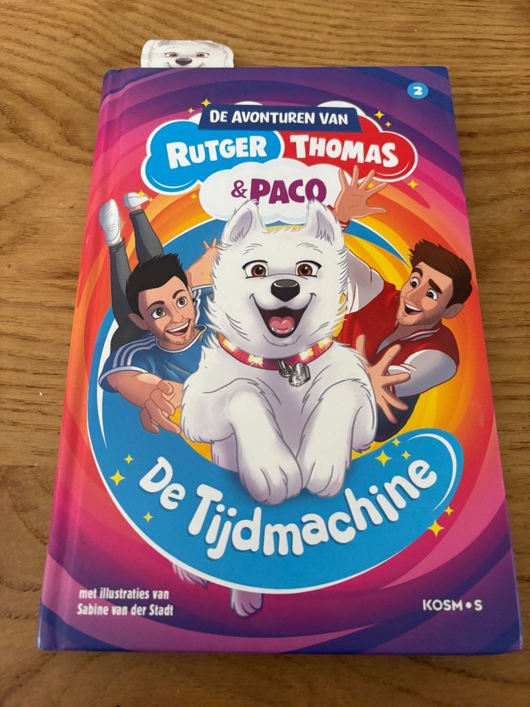 De avonturen van Rutger Thomas en Paco de tijdmachine, Boeken, Ophalen of Verzenden, Zo goed als nieuw, Rutger, Thomas & Paco