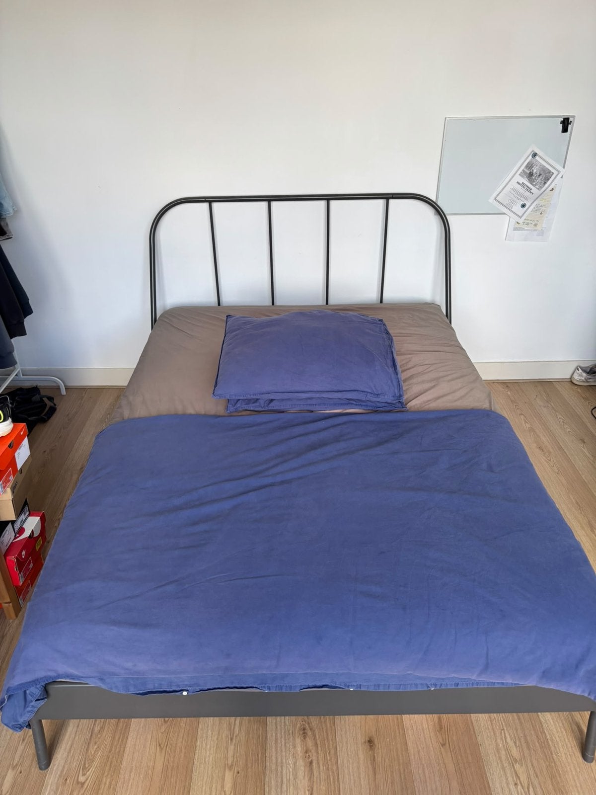 IKEA Kopardal tweepersoonsbed (140x200) met lattenbodem., Ophalen, Gebruikt, Tweepersoons, 140 cm