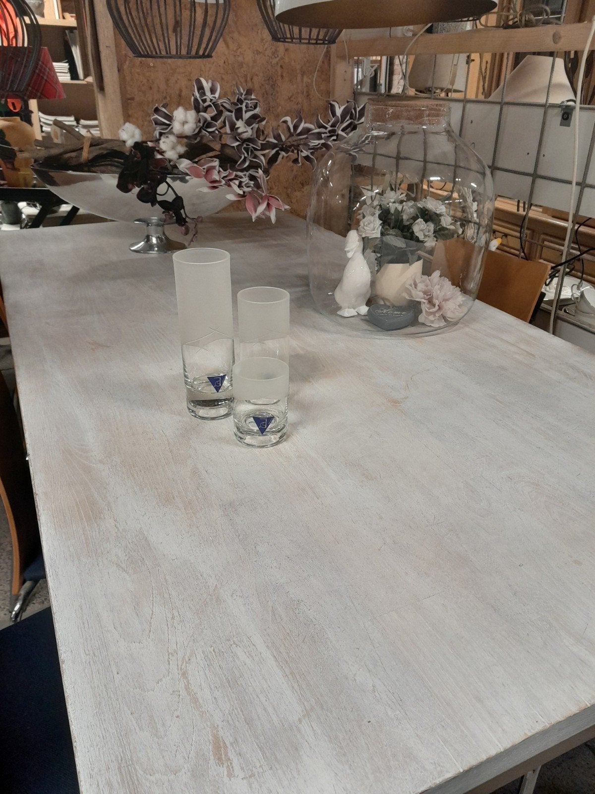 Grote eettafel / werktafel - opknapper, poten demontabel, Ophalen, Gebruikt