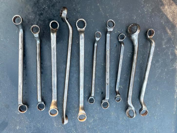 amerikaanse ringsleutels inch engels usa tools wrench, Ophalen, Gebruikt