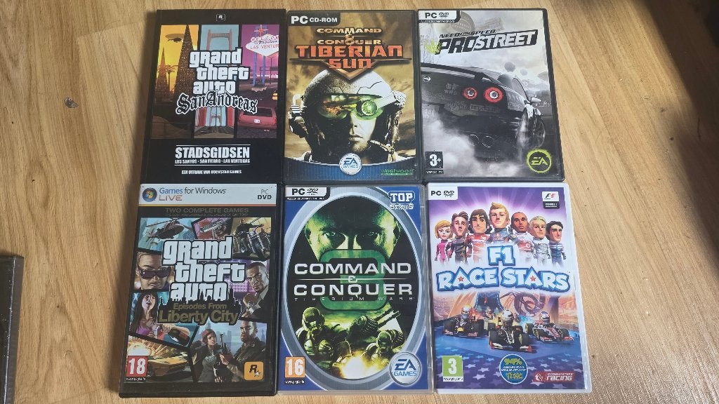 PC GAMES 6x, Spelcomputers en Games, Games | Pc, 1 speler, Racen en Vliegen, Ophalen of Verzenden, Zo goed als nieuw