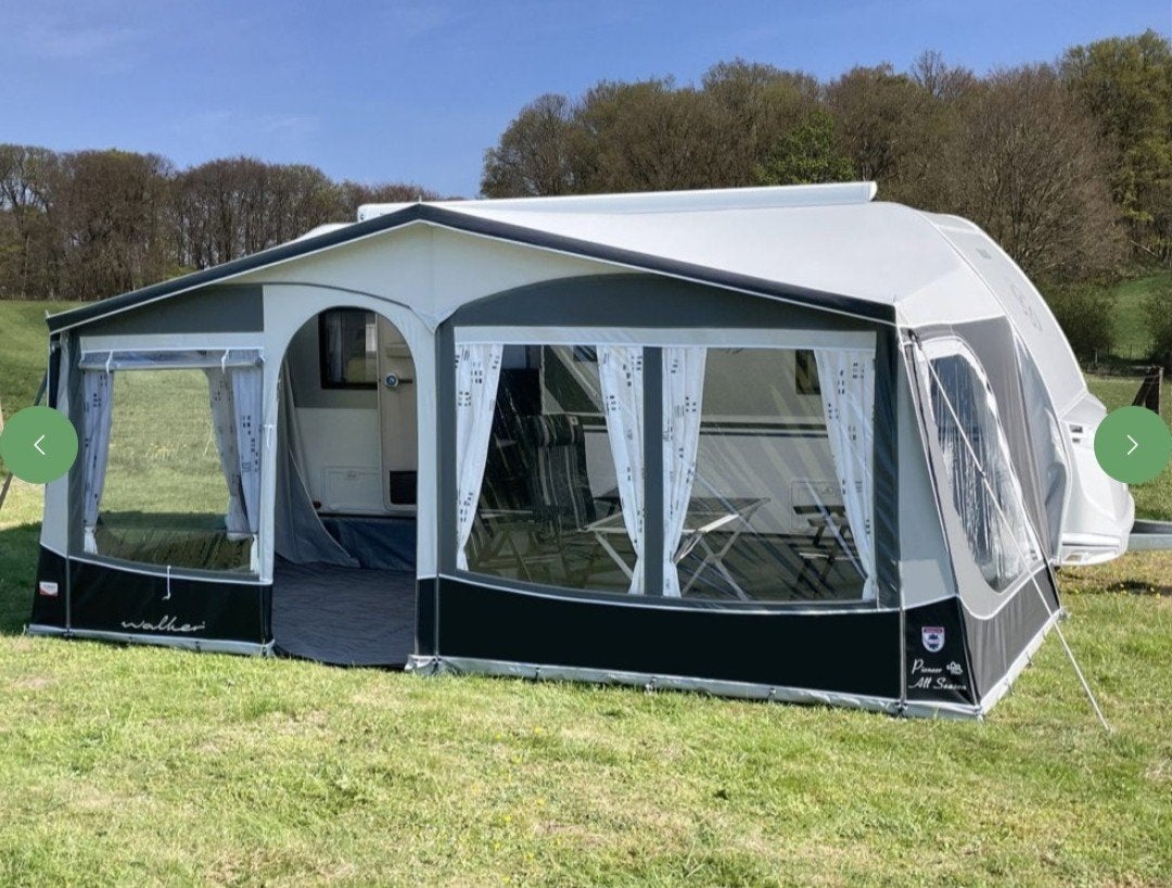 Voortent caravan Walker Pioneer 240 caravan, Ophalen, Zo goed als nieuw, Walker Campingstyle