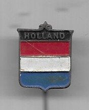 HOLLAND ROOD WIT BLAUWE SPELD, Verzamelen, Speldjes, Pins en Buttons, Ophalen of Verzenden, Gebruikt, Stad of Land, Speldje of Pin
