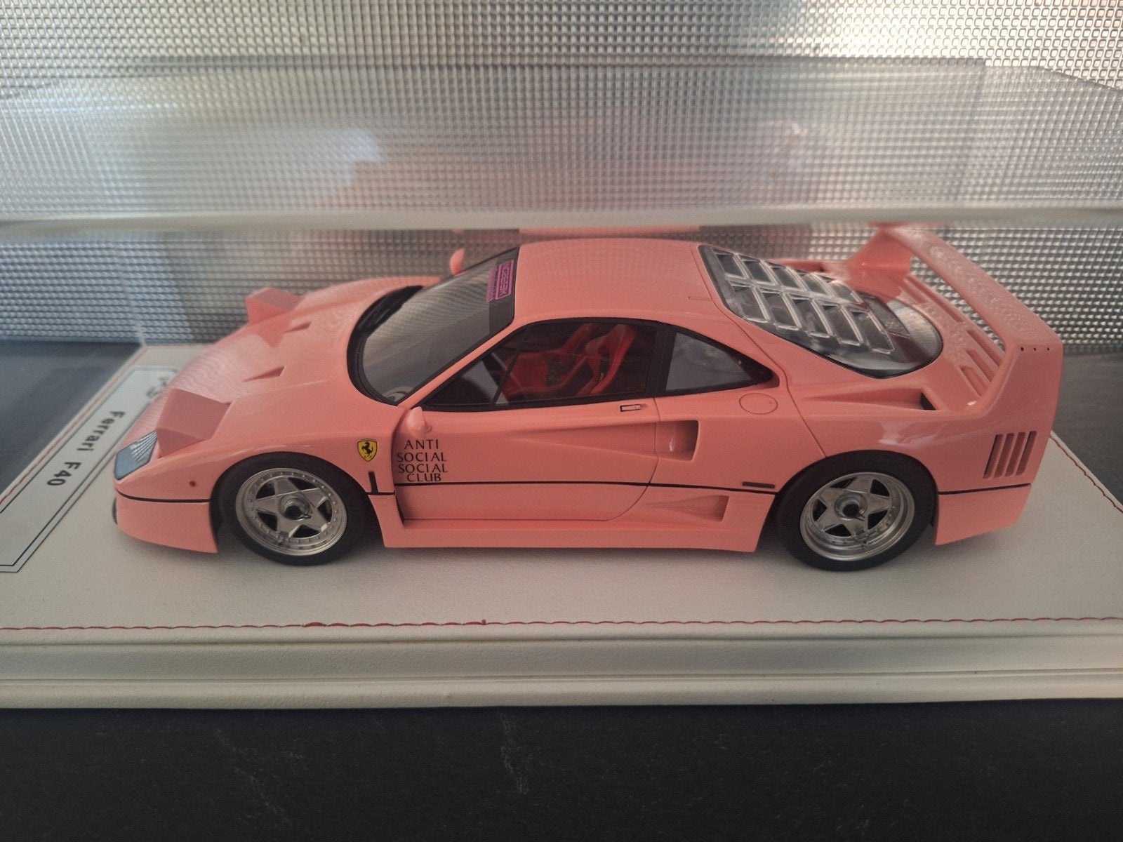 Ferrari F40 Rose Schaal 1:18, GL Model, Auto, Nieuw, GL Model