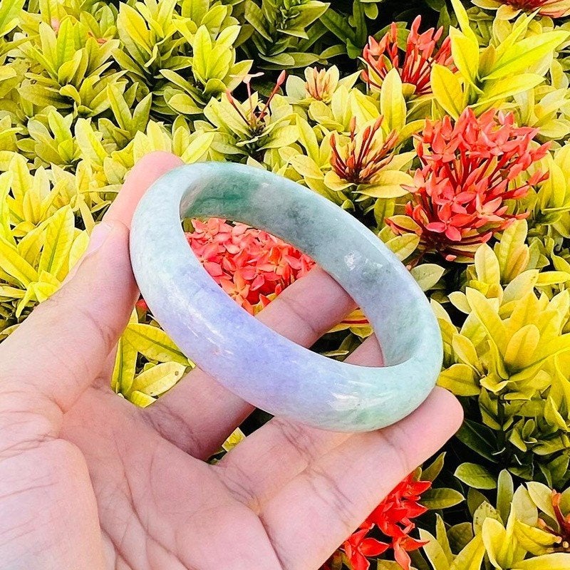 Jadeite Jade bangle, Sieraden, Tassen en Uiterlijk, Ringen, Ophalen of Verzenden, 17 tot 18, Dame of Heer