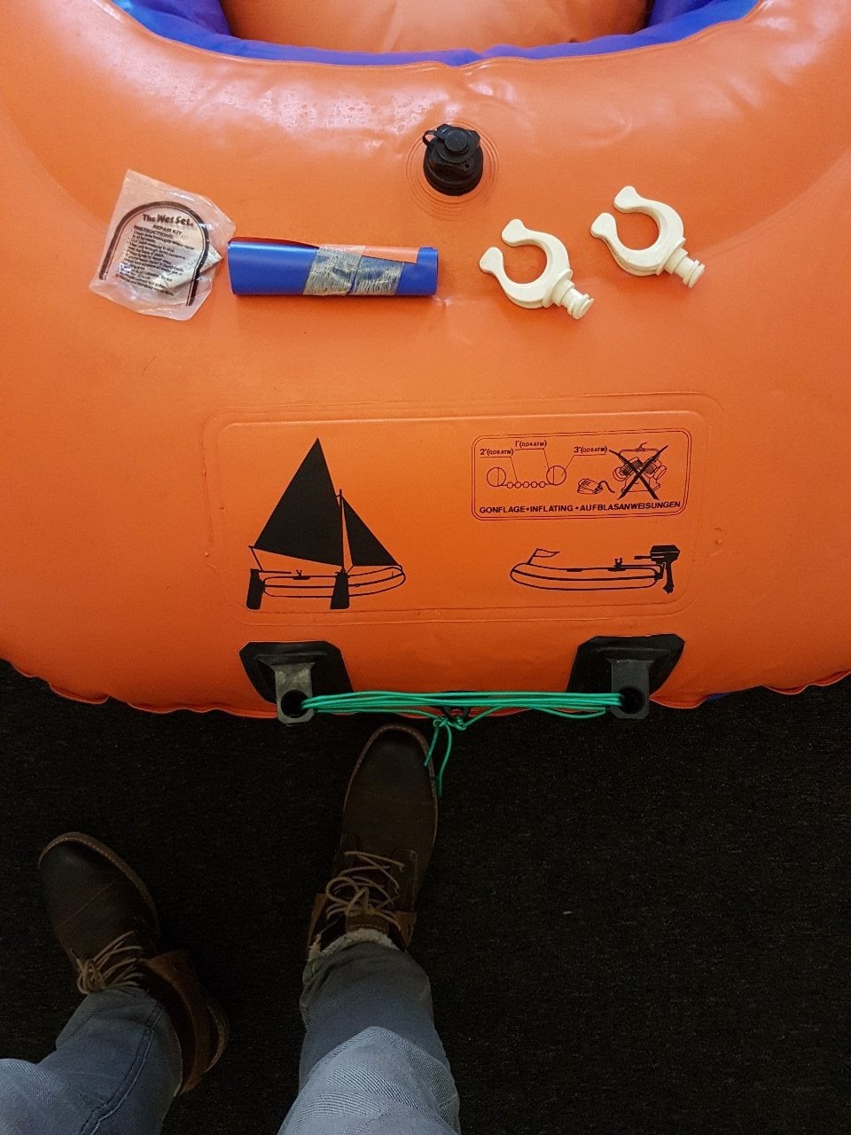 Sevylor Caravelle K106 Opblaasboot, Watersport en Boten, Kano's, Gebruikt, Ophalen of Verzenden