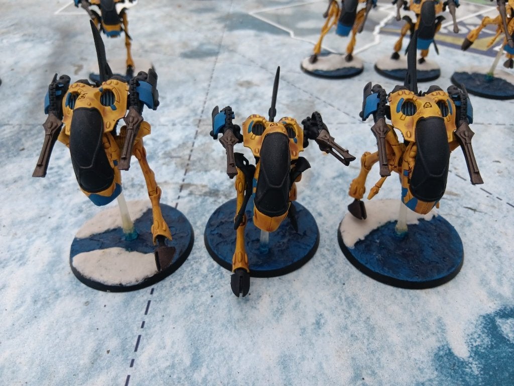Forgeworld Aeldari Wasp assault Walkers, Gebruikt, Figuurtje(s), Ophalen of Verzenden, Warhammer 40000