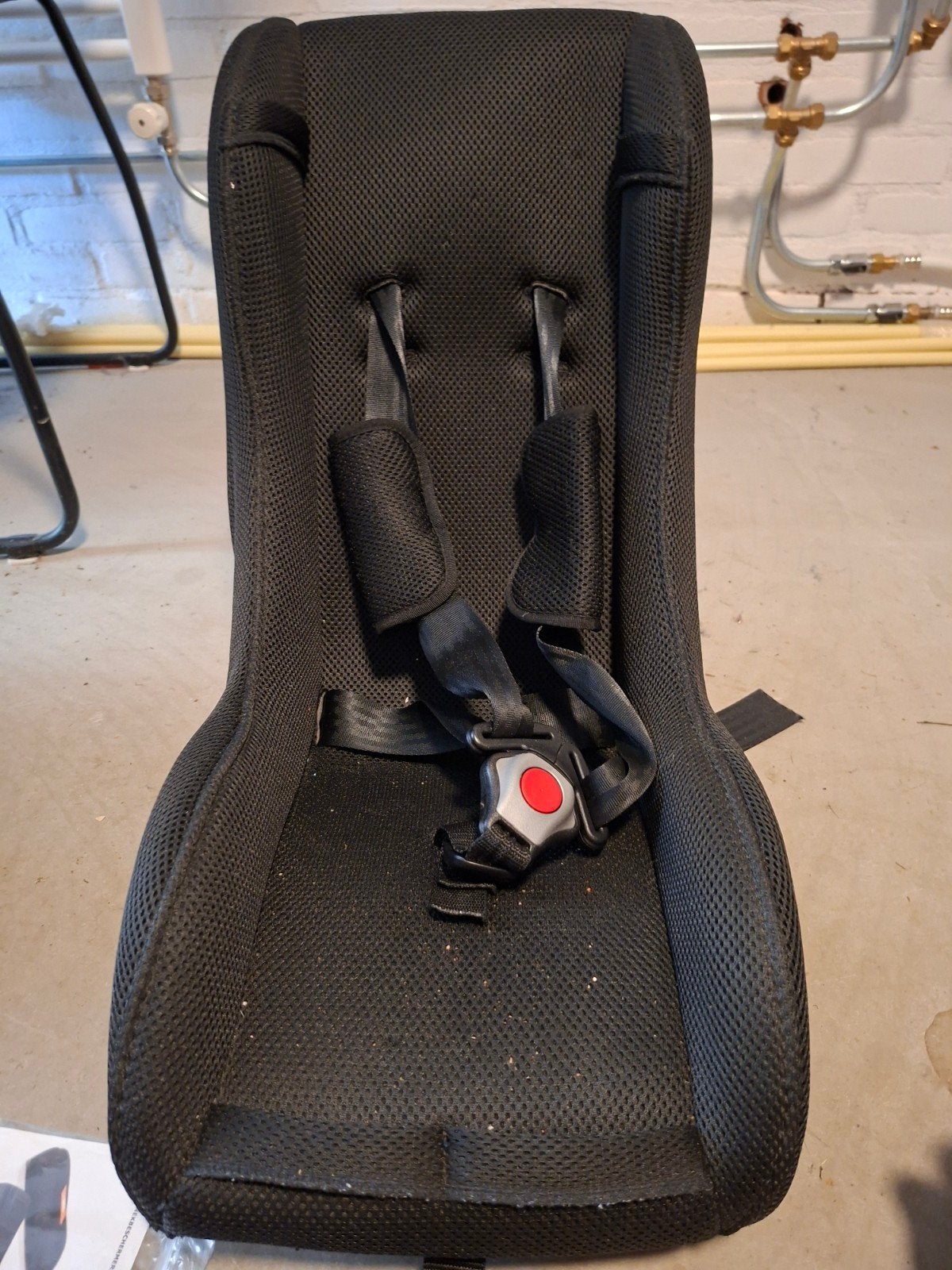 Peuterstoel zwart comfort Melia met 3-puntsgordel, Overige merken, 9 t/m 18 kg, Gebruikt, Autogordel