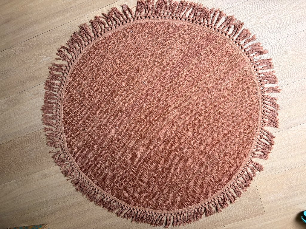 Rond kleed, Ophalen, Gebruikt, Rond, Bruin