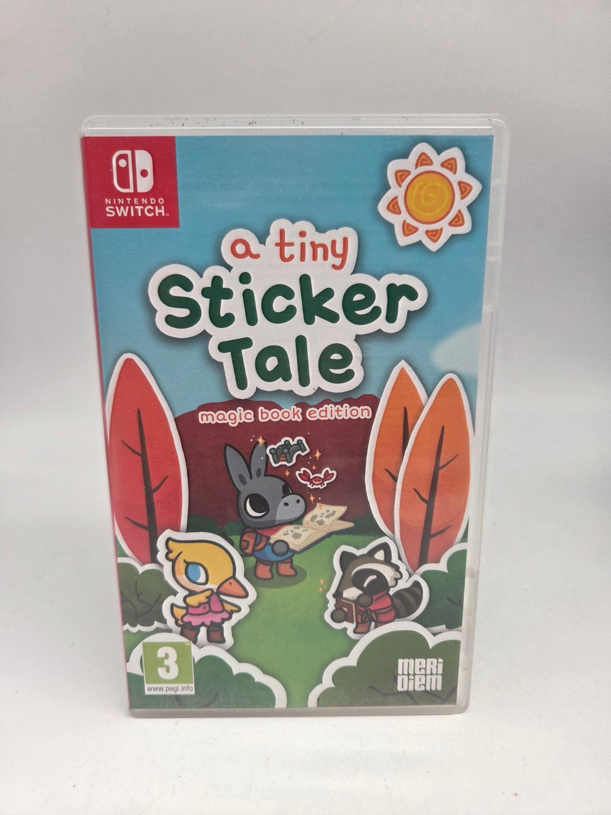 A Tiny Sticker Tale - Nintendo Switch (Magic Book Edition), Info@meridiem-games.com, Meridiem Games, C/ Isla de Java 33, 28034 Madrid, Spanje