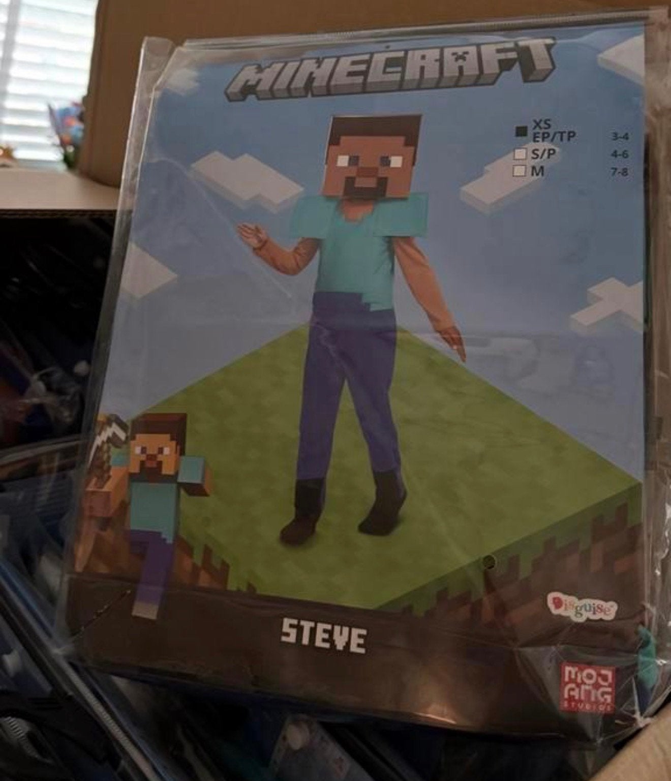 Partij Steve Minecraft verkleedkleding 20 stuks, Ophalen of Verzenden, Nieuw, Jongen of Meisje