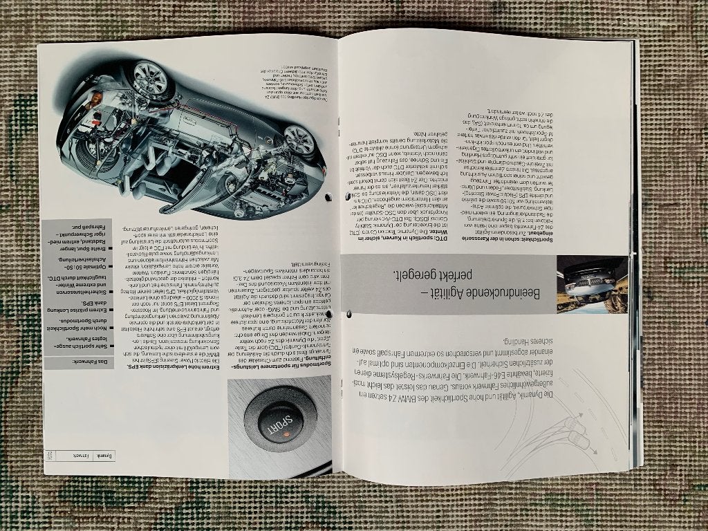 Foto 13 van Product informatie brochure BMW Z4 roadster E85 2002 izgs