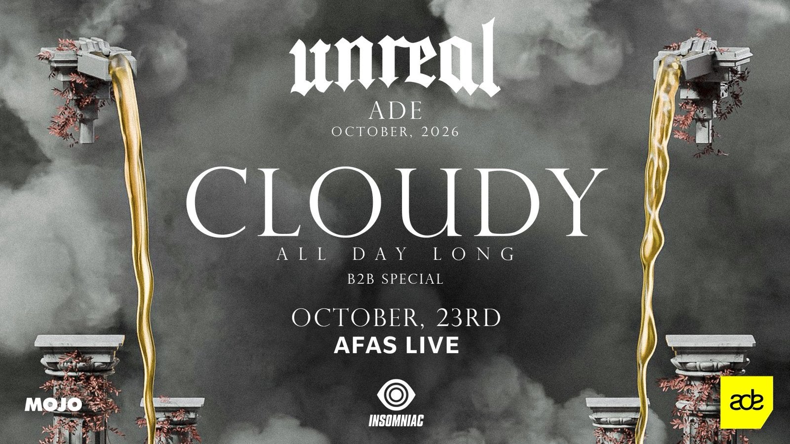 2 Unreal by Day x Cloudy all day long ADE 2026, Eén persoon