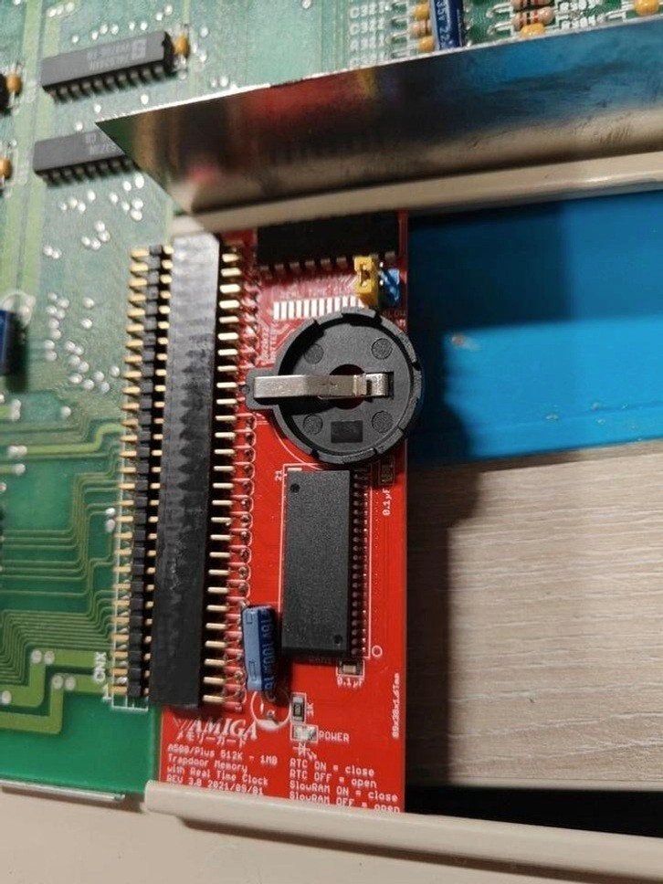 A500/500+ RAM-module 512KB/1MB + RTC optie - 25, Ophalen of Verzenden